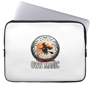 Housse Pour Ordinateur Portable Sorcière d'Halloween possède un design de maillot 