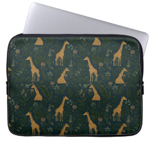 Housse Pour Ordinateur Portable Sortie de girafe tropicale