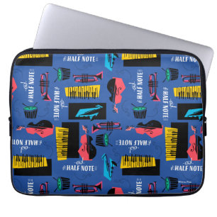 Housse Pour Ordinateur Portable Soul Motif d'instruments de jazz