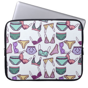 Housse Pour Ordinateur Portable Sous-vêtements motifs sans soudure vintages : sout