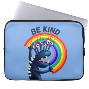Housse Pour Ordinateur Portable Soyez gentil Rainbow Cute Kindness