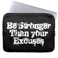 Soyez plus fort que vos excuses Portable Sleeve