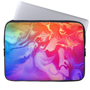 Housse Pour Ordinateur Portable Spectre Électrique en Mouvement