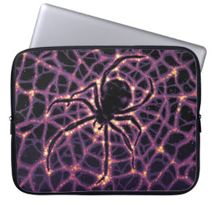 Housse Pour Ordinateur Portable Spider Cosmic Web, Galaxie d'Halloween des horreur