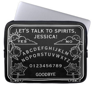 Housse Pour Ordinateur Portable Spirits Gothique Noir Blanc Talboard