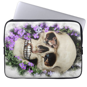 Housse Pour Ordinateur Portable Squelette - Gothic / Laptop Coques