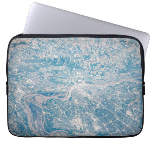 Housse Pour Ordinateur Portable St. Louis, Missouri Le Long Du Mississippi.