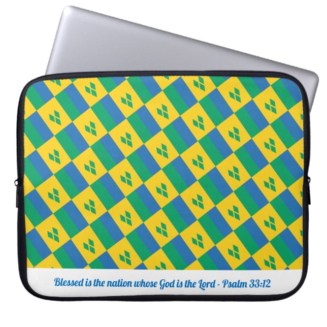Housse Pour Ordinateur Portable ST VINCENT GRENADINES Ordinateur portable de l'Écr (Devant)
