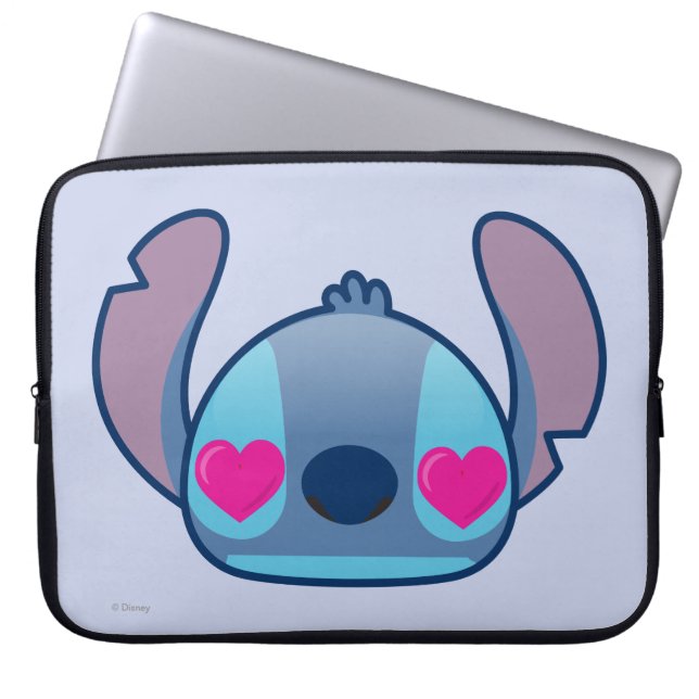 Housse Pour Ordinateur Portable Stitch Emoji (Devant)