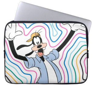 Housse Pour Ordinateur Portable Style de rue graphique rétro rayonnant de Goofy