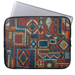 Housse Pour Ordinateur Portable Style Patchwork Impression Vintage brodée