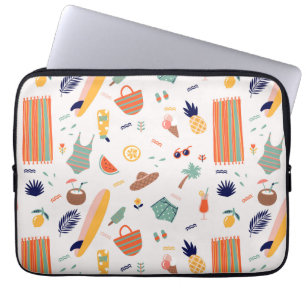 Housse Pour Ordinateur Portable Sunny Beach Fun Motif