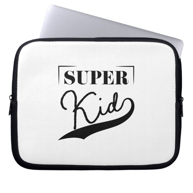 Housse Pour Ordinateur Portable Super Kid (Devant)