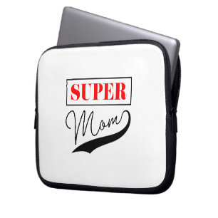 Housse Pour Ordinateur Portable Super Maman