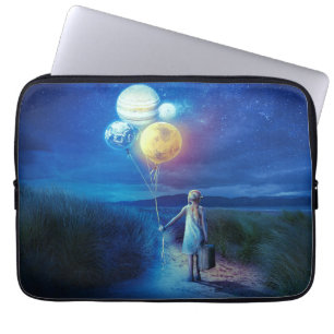 Housse Pour Ordinateur Portable Surreal se déplace vers son avenir