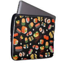 Sushi coloré sur Arrière - plan noir