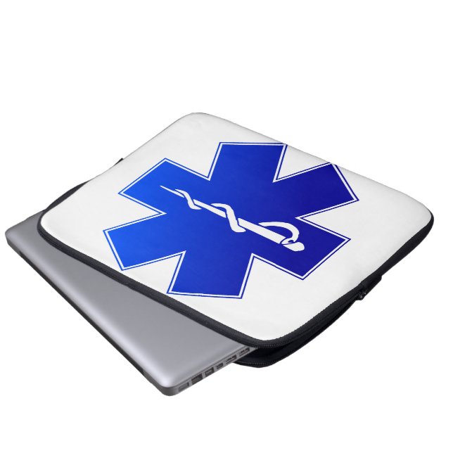 Housse Pour Ordinateur Portable Symbole de Medical EMS (Devant bas)