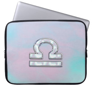 Housse Pour Ordinateur Portable Symbole Libra Mère de style perle