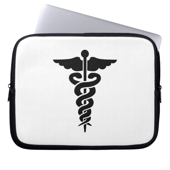 Housse Pour Ordinateur Portable Symbole Médicale (Devant)