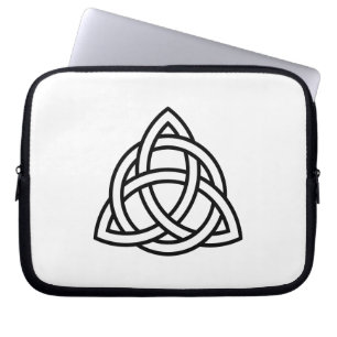 Housse Pour Ordinateur Portable Symbole triquetra de noeud de trinité celtique