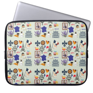 Housse Pour Ordinateur Portable Symboles de la France