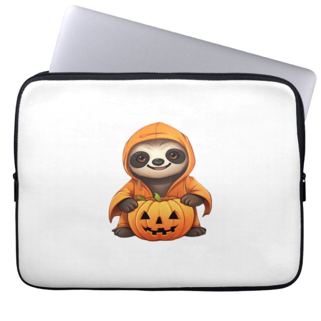 Housse Pour Ordinateur Portable T-shirt classique Halloween Slote Sloth (Devant)