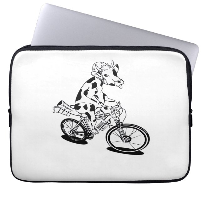Housse Pour Ordinateur Portable T-shirt classique pour vache (Devant)