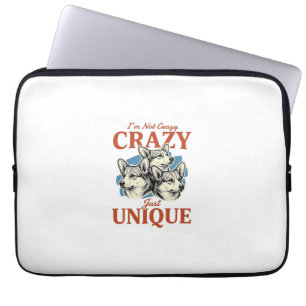Housse Pour Ordinateur Portable T-shirt drôle de Corgi avec gravure vintage unique