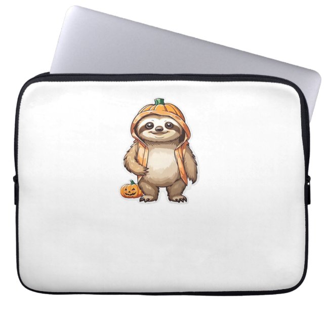 Housse Pour Ordinateur Portable T-shirt Essential de Slothster Halloween (Devant)
