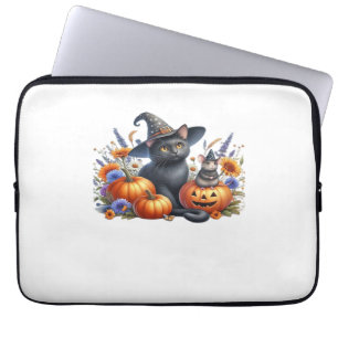 Housse Pour Ordinateur Portable T-Shirt Essentiel de la souris de chat d'Halloween