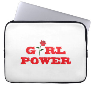 Housse Pour Ordinateur Portable T-shirt Girl Power - Femmes féministes fantastique