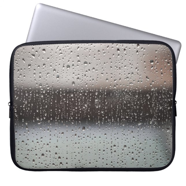 Housse Pour Ordinateur Portable Tableau abstrait noir et blanc (Devant)