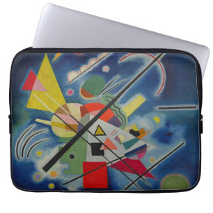 Housse Pour Ordinateur Portable Tableau bleu de Kandinsky Art Abstrait