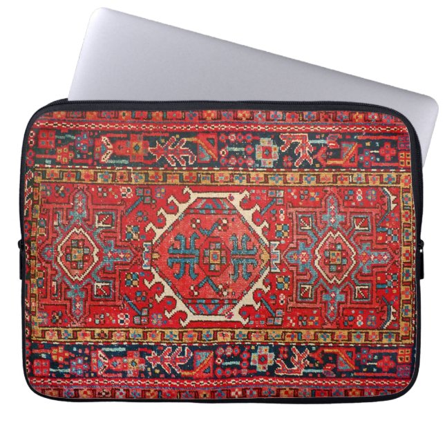 Housse Pour Ordinateur Portable Tapis oriental persan turc tapis (Devant)