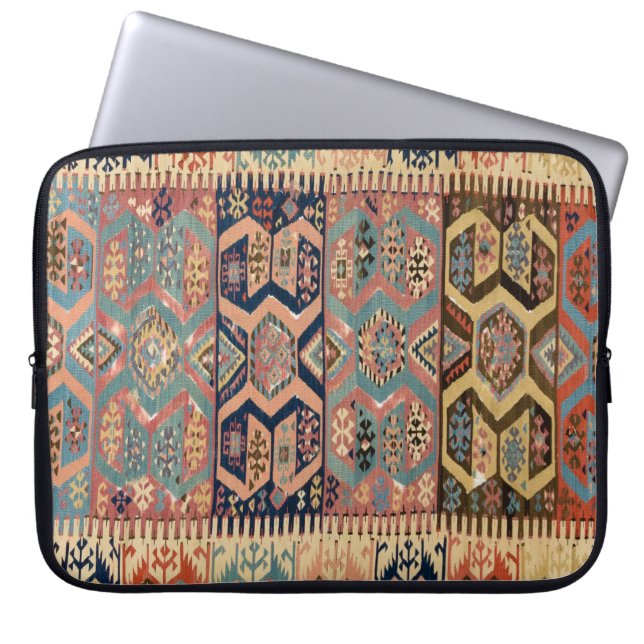 Housse Pour Ordinateur Portable Tapis oriental turc antique persan (Devant)