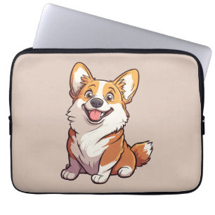 Housse Pour Ordinateur Portable Tasse de chien Corgi gallois