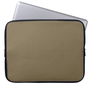 Housse Pour Ordinateur Portable Taupe Coffee Color Background Customizable