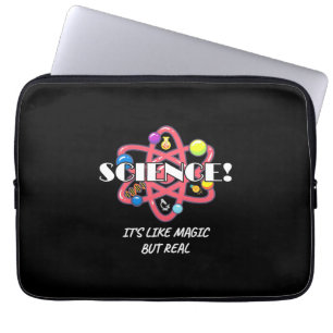 Housse Pour Ordinateur Portable Teacher Chemistry Science Is Like Magic But Real