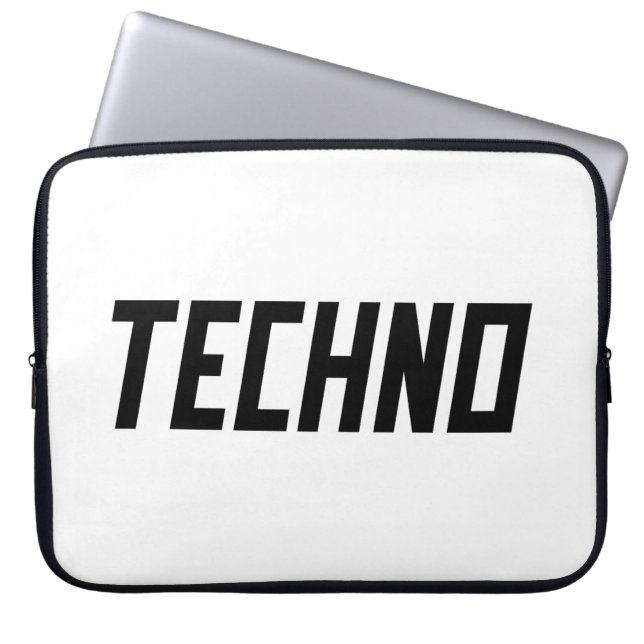 HOUSSE POUR ORDINATEUR PORTABLE TECHNO (Devant)