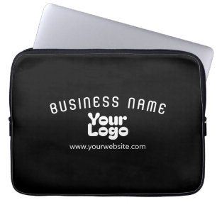 Housse Pour Ordinateur Portable Télécharger le logo Retro-Modern noir & blanc (mod