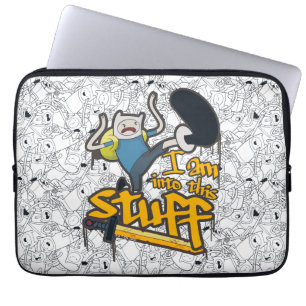 Housse Pour Ordinateur Portable Temps d'aventure   Finn "Je Suis Dans Ce Genre De 