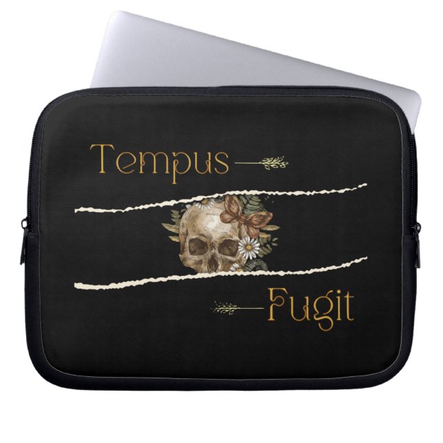 Housse Pour Ordinateur Portable Tempus fugit (Devant)