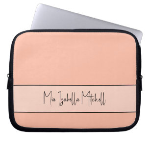 Housse Pour Ordinateur Portable Tendance Couleur Doux Poche Portable