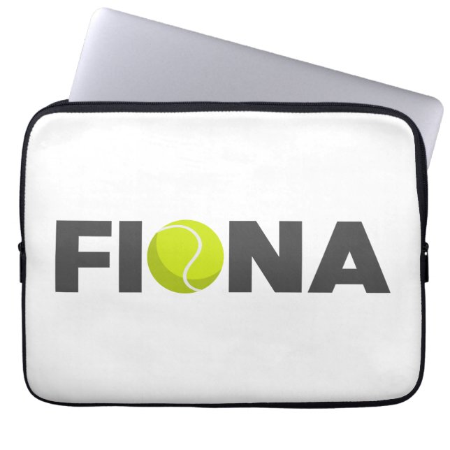Housse Pour Ordinateur Portable Tennis de Fiona (Devant)