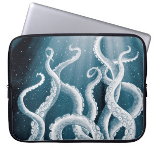 Housse Pour Ordinateur Portable Tentacles Galaxy Blue Moon Rays