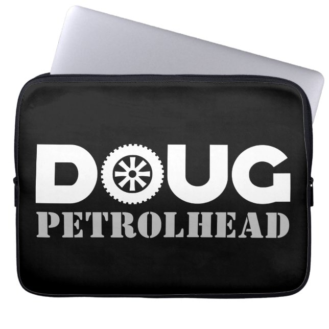 Housse Pour Ordinateur Portable Tête d'essence de Doug (Devant)