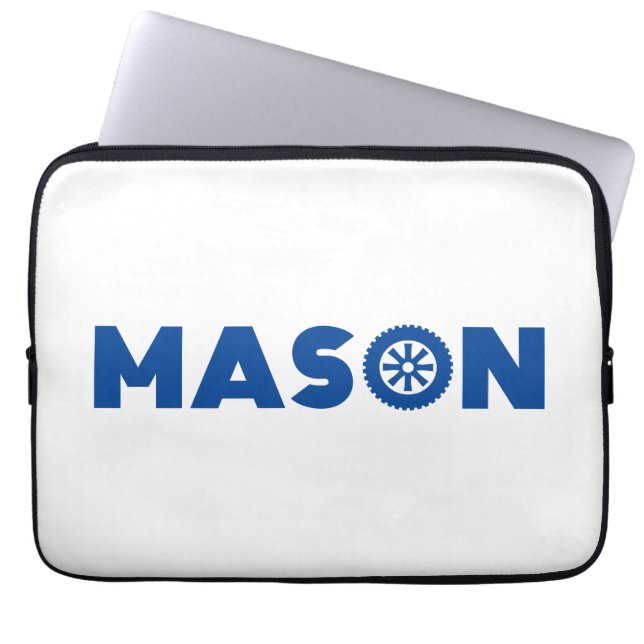 Housse Pour Ordinateur Portable Tête Mason (Devant)