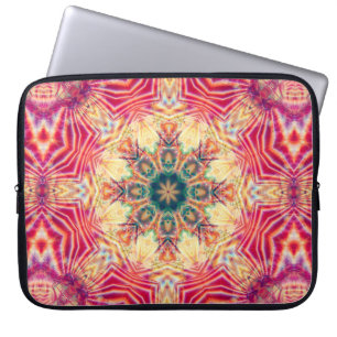 Housse Pour Ordinateur Portable Texture colorée kaléidoscope sans couture. Illus