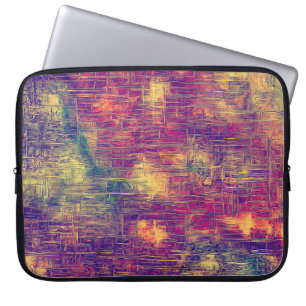 Housse Pour Ordinateur Portable Texture créative vintage de surface, gros plan