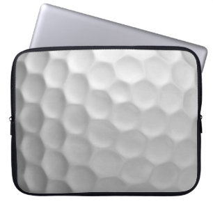 Housse Pour Ordinateur Portable Texture de balle de golf blanche et alvéolée